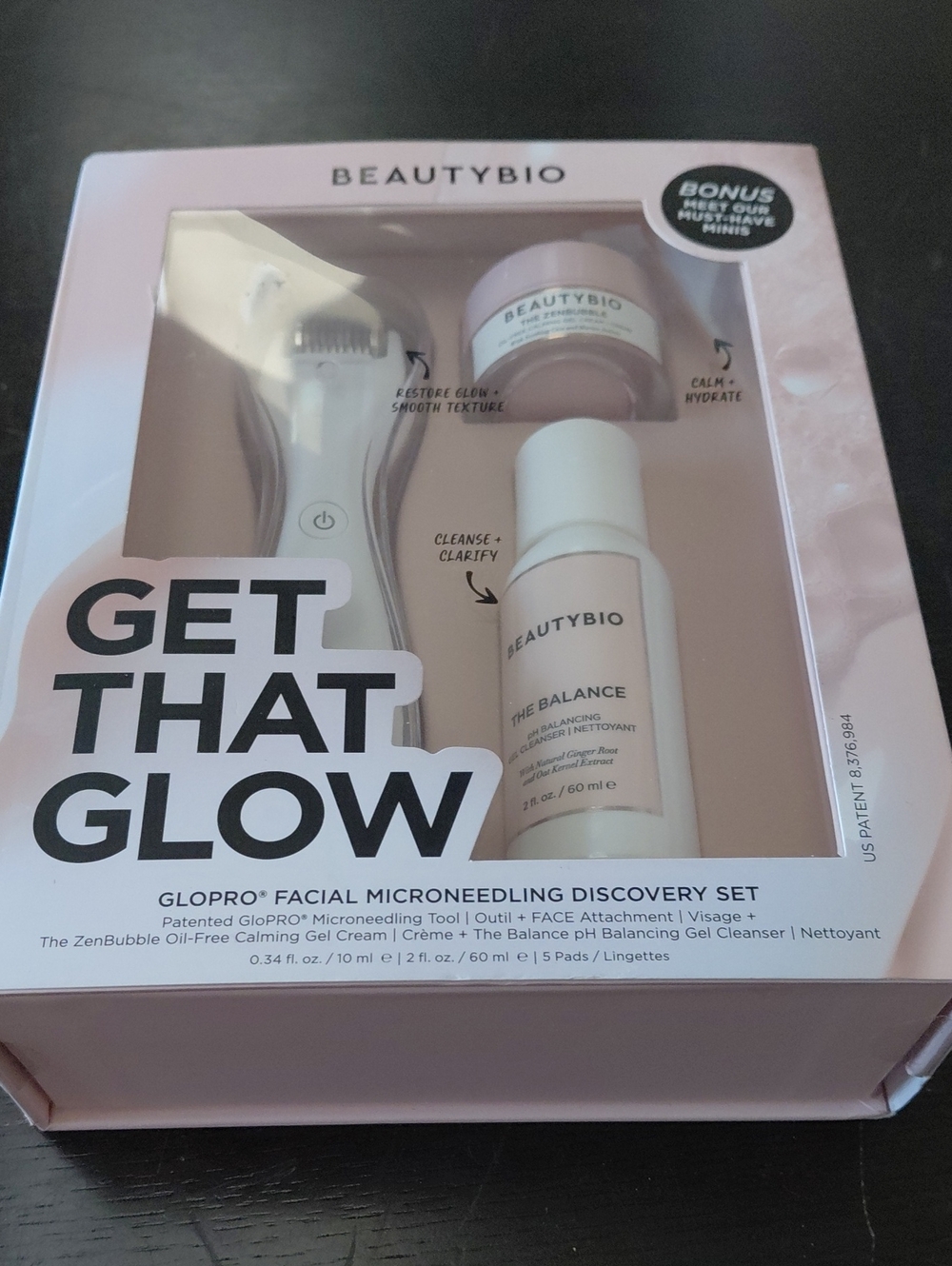 BEAUTYBIO Get That Glow Microneedling Discovery Set - Pink